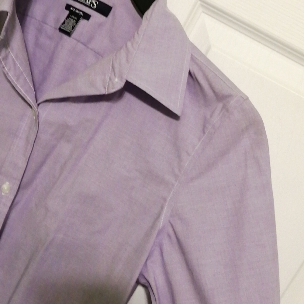 Chaps Purple button down - Picture 3 of 3